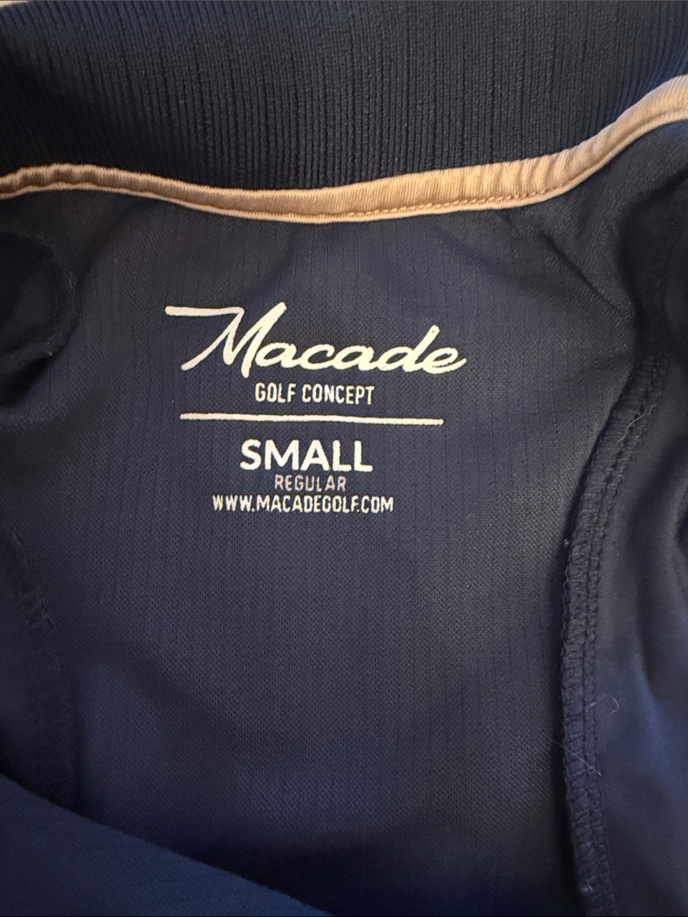 Macade Women's Navy Sleeveless Polo Dress - Picture 4 of 5